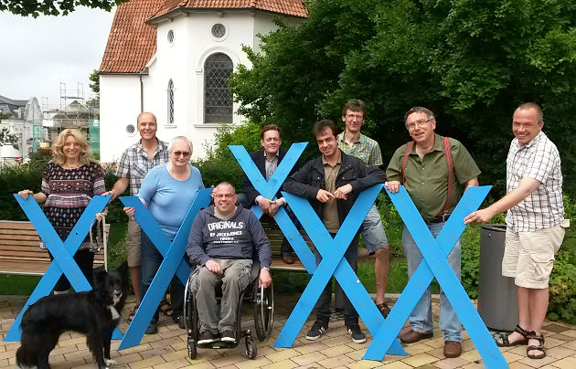 Blaue Kreuze gegen die Fehmarn-Belt-Querung