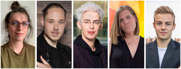 Anna Langsch, Nils Bollenbach, Ulle Schauws, Anastasia Biefang, Bruno Hönel.