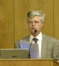 Prof. Dr. Hartmut Graßl am 11.1.2008 im Kreissitzungssaal Bad Oldesloe