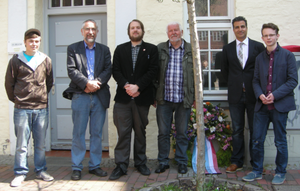 Schülersprecher IES, Hartmut Jokisch, Hendrik Holtz, Walter Albrecht, Armin Baghai, Schülersprecher TMS