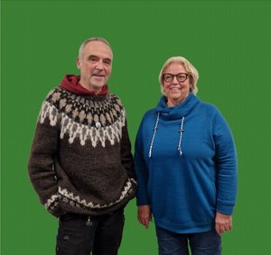 Petra Grüner (re) und Uwe Schreiber (li)